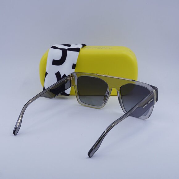 Marc Jacobs MARC 757/S 0KB7 9O Square Sunglasses - Transparent Dark Grey - Picture 13 of 13